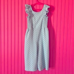 Little girls wide leg jumsiut